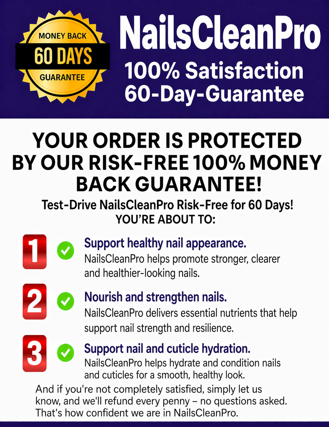 NailsCleanPro money back