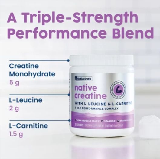 NativePath Native Creatine Ingredients