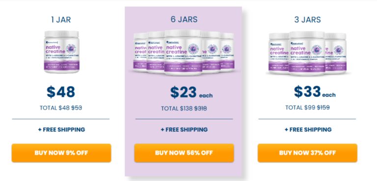 Nativepath Native Creatine price.