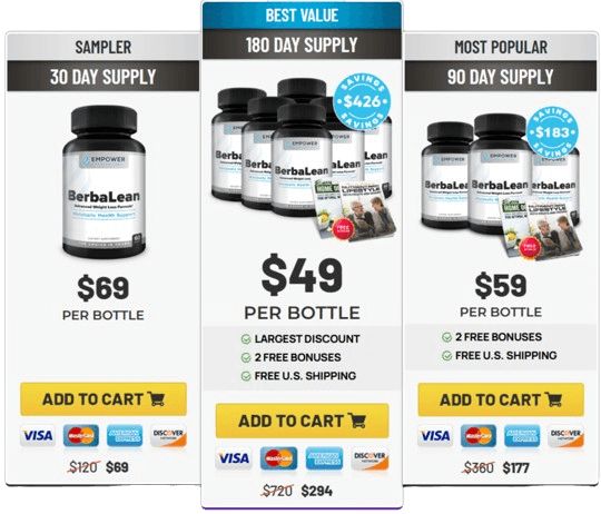 BerbaLean Pricing