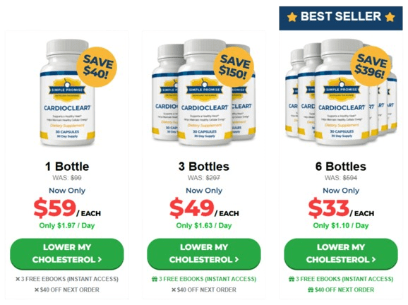 Cardio Clear 7 Pricing Details