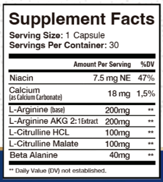MemoClear Supplement Facts