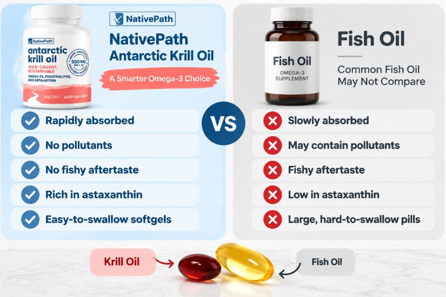 NativePath Antarctic Krill Oil Comparison