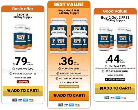 NeuroSalt Pricing