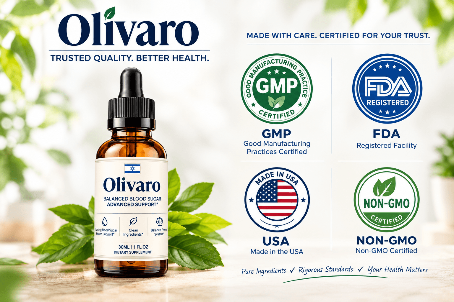 Olivaro Certification