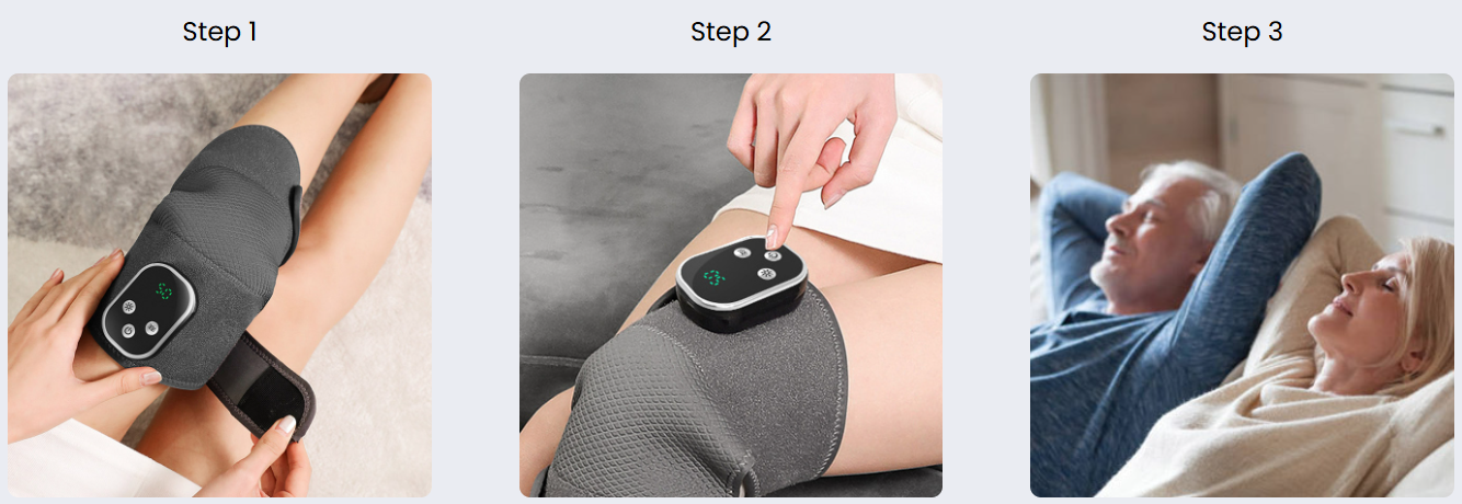 Welnax Easeflex Knee Massager How to Use