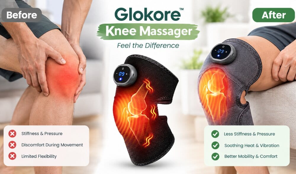 Glokore Knee Massager Before And After