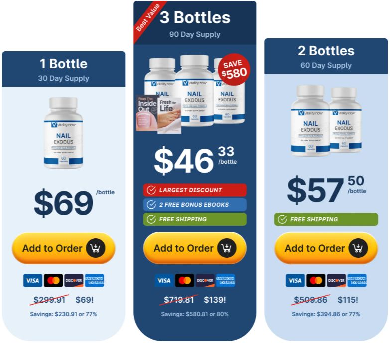 Nail Exodus Pricing