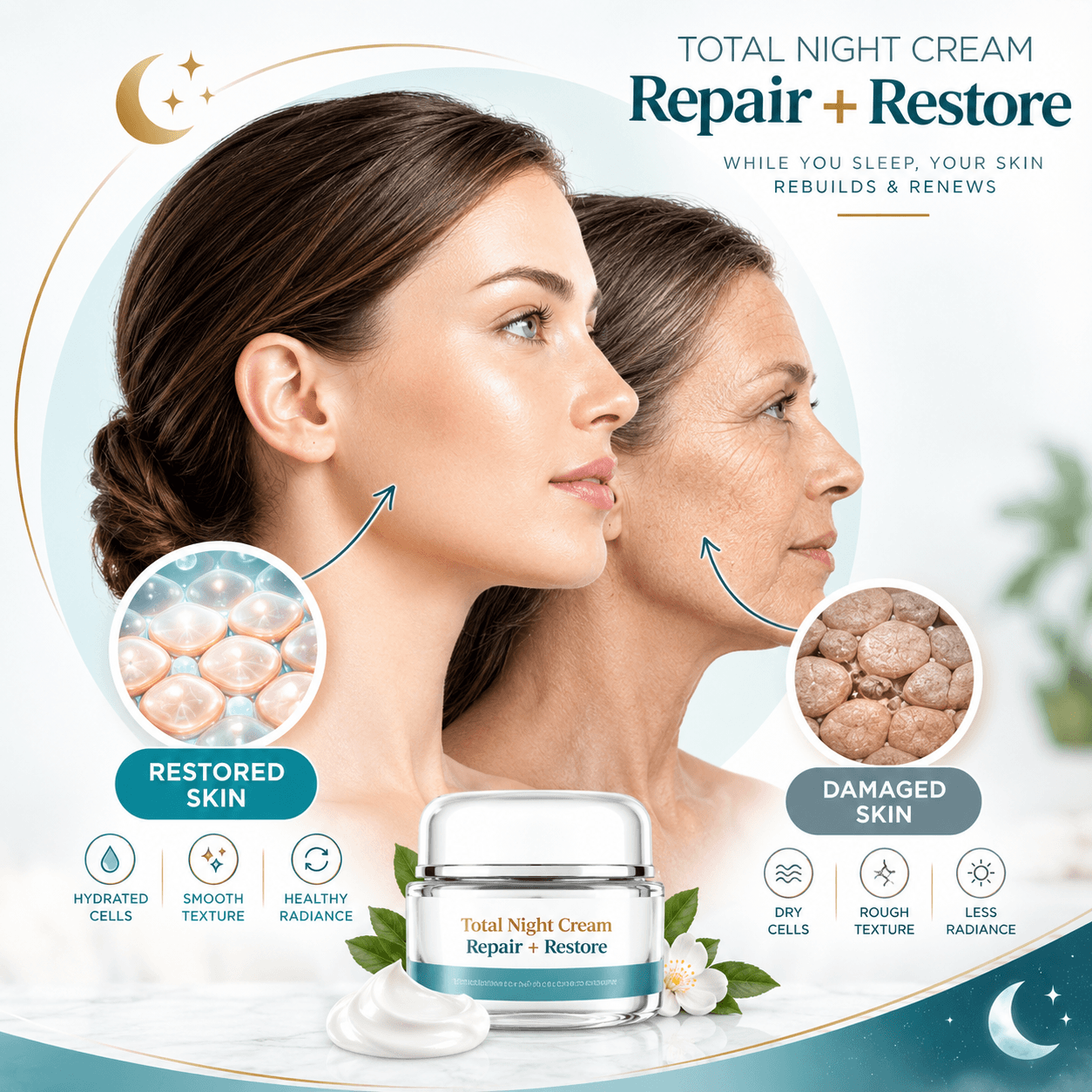 Total Night Cream Repair and Restore
